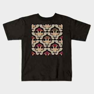 Catrina La Calavera Pattern #3 Kids T-Shirt